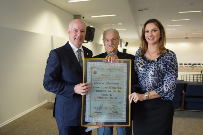 Herculano prestigia homenagem a Bandeira de Mello